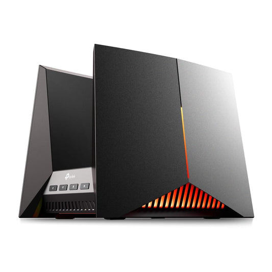 TP-Link Tri-Band BE19000 Wi-Fi 7 Gaming Router Archer GE800 | 12-Stream 19 Gbps | 2×10G + 4×2.5G Ports, USB 3.0 | Turbo Acceleration, Dedicated Gaming Port & Panel, RGB Lighting | EasyMesh, HomeShield
